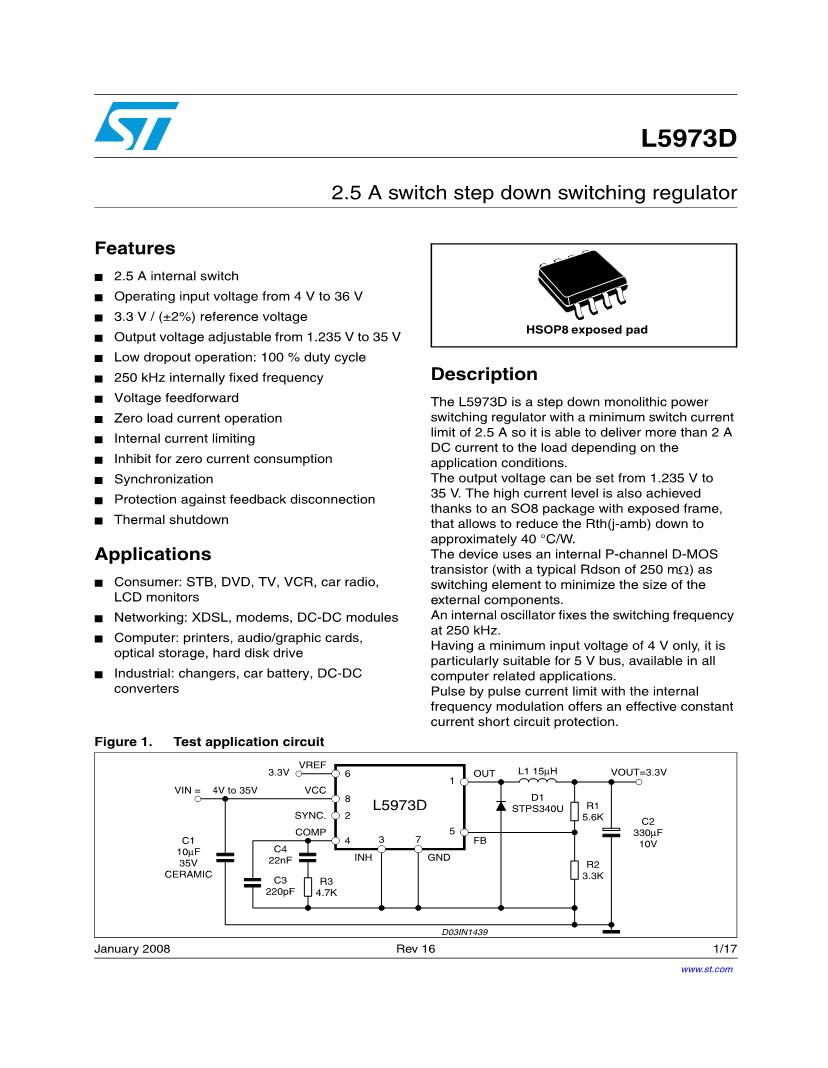 l5973 datasheet