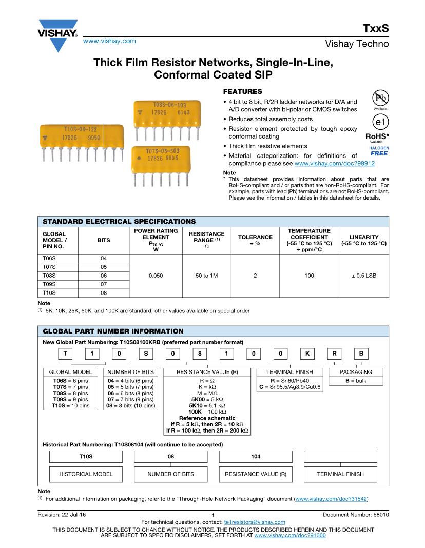 Pack of 250 RG1005P-751-D-T10 RES SMD 750 OHM 0.5/% 1//16W 0402