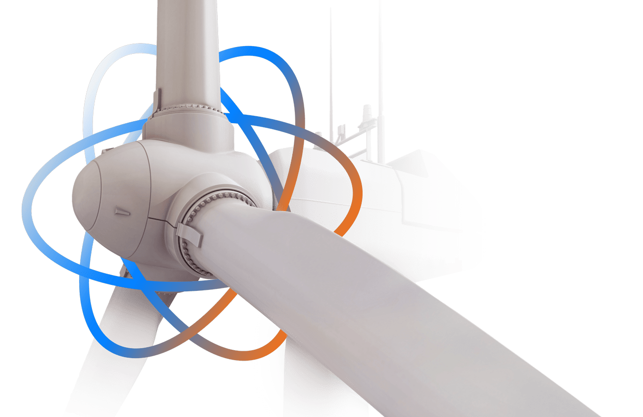 A wind turbine
