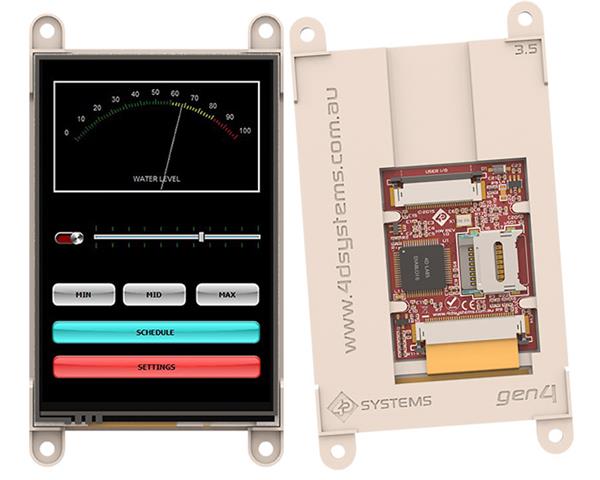 ディスプレイモジュール　4x gen4-uLCD-35DCT-CLB gen4-uLCD-35D 4D Systems | Mouser India
