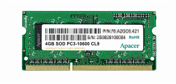 Apacer Ram Ddr3 4gb Notebook Apacer Mouser India