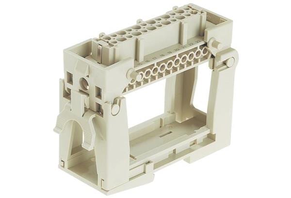 9330009801 Pack of 2 Heavy Duty Power Connectors HAN SNAP 6B RAIL FIX HINGED ELEMENT STD, 9330009801 Pack of 2 Heavy Duty Power Connectors HAN SNAP 6B RAIL FIX HINGED ELEMENT STD,