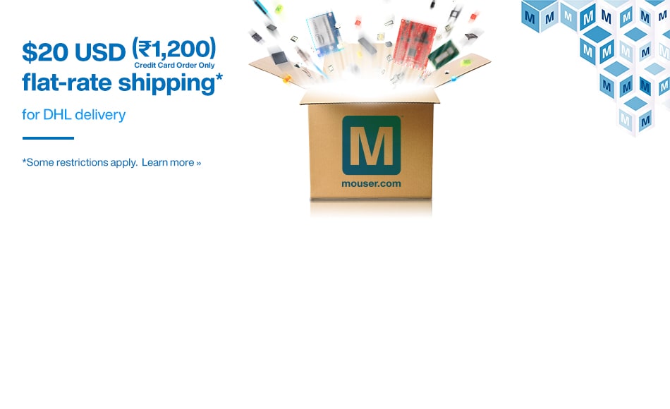 $20 US (₹1,200, Credit Card Order Only) Flat-Rate Shipping* for DHL Delivery.  *Some restrictions apply.
