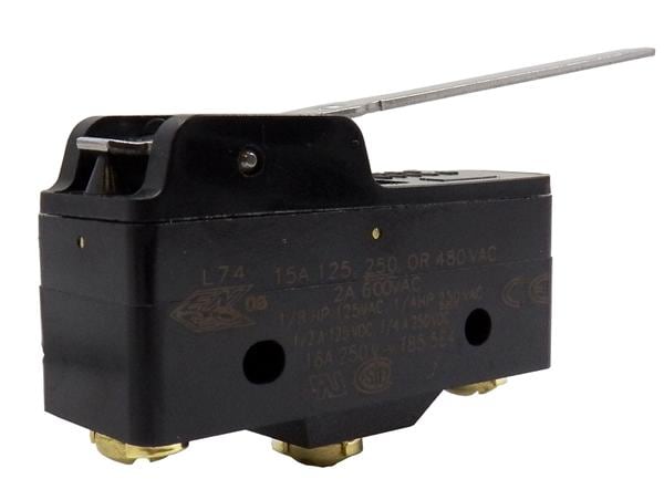BZ-2RW82-A2 Basic Switch, Large Premium, Roller Lever, SPDT 15A, BZ Series