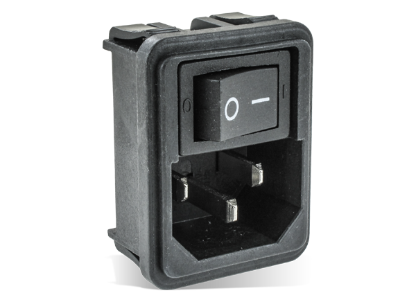 15CS1 15A Non-Filtered Power Entry Module - TE Connectivity / Corcom ...