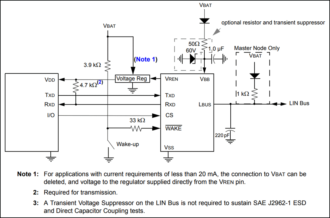 MCP2003B LIN Transceiver Microchip Technology Mouser