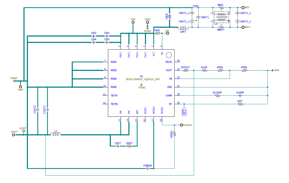 BD9V100MUF-EVK-001 Evaluation Board - ROHM | Mouser