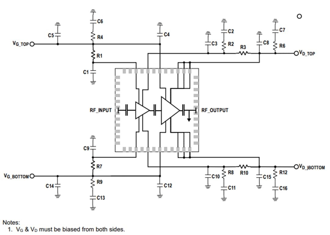 QPA3069 100W GaN Power Amplifier Qorvo Mouser