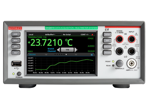 DAQ6510 Data Acquisition & Logging Multimeter - Keithley | Mouser