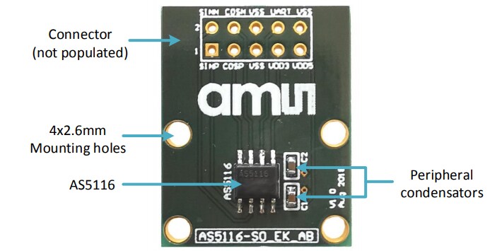 AS5116 Development Tools - ams OSRAM | Mouser