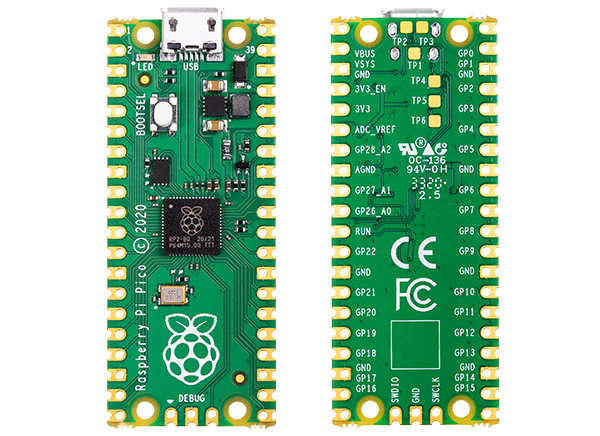 Pico/Pico H/Pico W RP2040-Based MCU Boards - Raspberry Pi