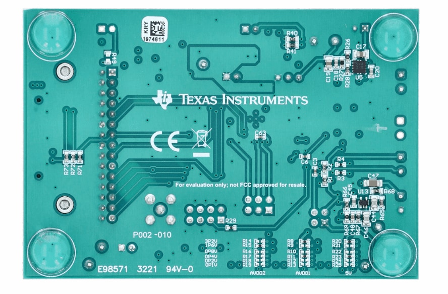 Location Circuit - Texas Instruments ADS1285EVM-PDK Demonstration Kit