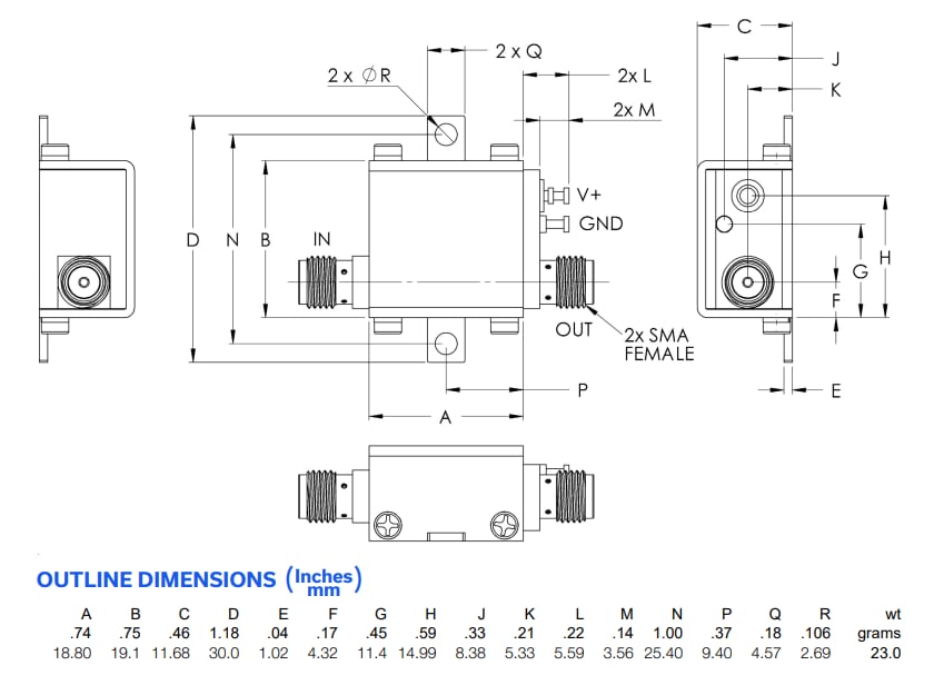 ZX60 Low Noise Amplifiers - Mini-Circuits | Mouser