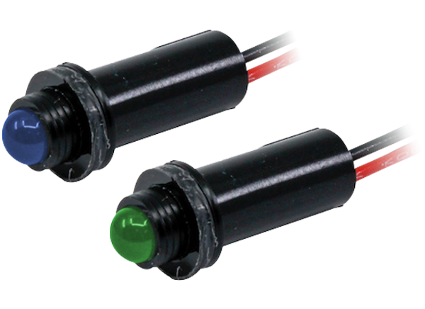 L6 0.250" Snap-In LED Panel Mount Indicators - VCC | Mouser