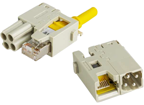 Han-Modular Domino RJ45 Modules - HARTING | Mouser