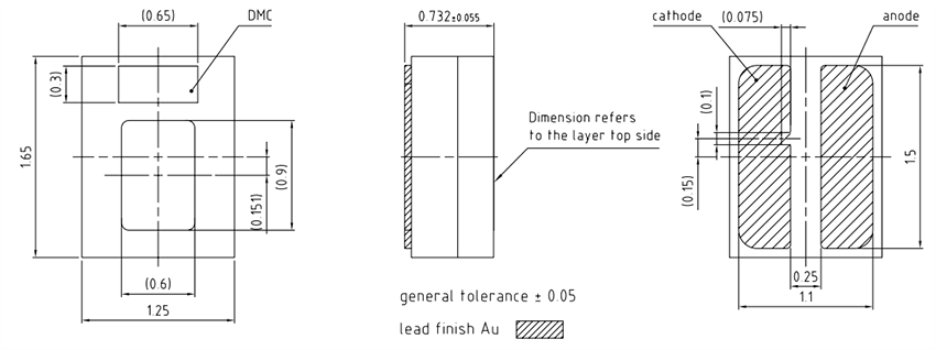 Mechanical Drawing - ams OSRAM OSLON™ Compact RM LEDs