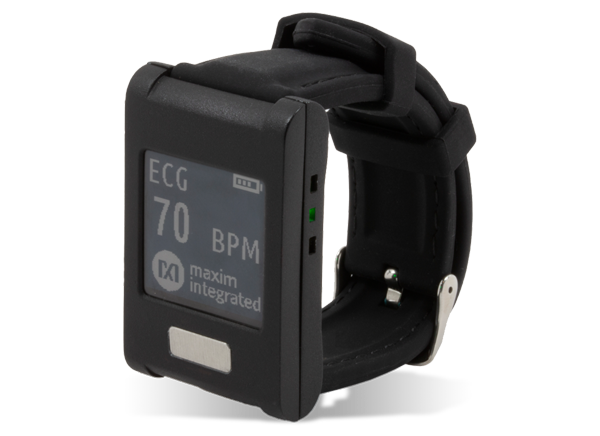 The Maxim MAXREFDES101 Health Sensor Platform 2.0 is a unique evaluation and development platform in a wrist-worn wearable form factor.