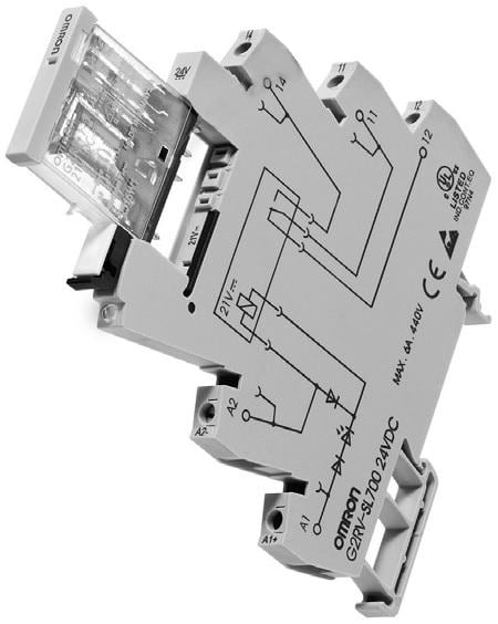 G2RV-SL500 AC//DC24 General Purpose RELAY G2RV SERIE POWER non latching SPDT 24